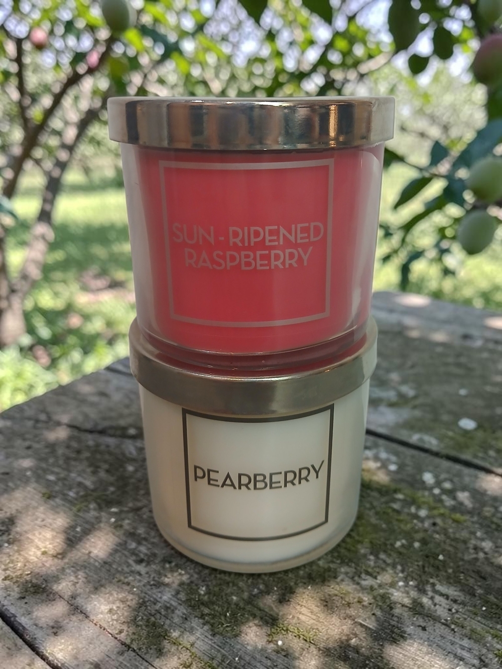 Bath & Body Works Sun-Ripened Raspberry & Pearberry Duo - Pink & Cream